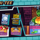 The Scotsman stands next to a slew of Ace Cards on offer in Cursed to Golf's shop.